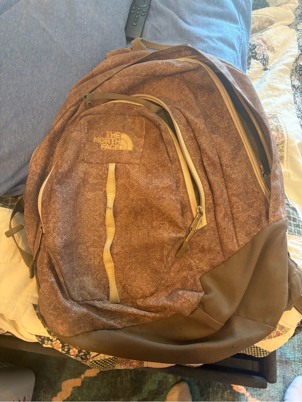 The North Face Brown Textured Everyday Backpack